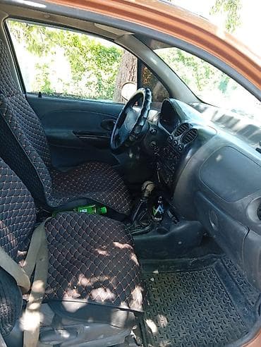 Унаа: Daewoo Matiz: 2002 г., 0.8 л, Кол менен иштөөчү, Бензин, Седан — 1