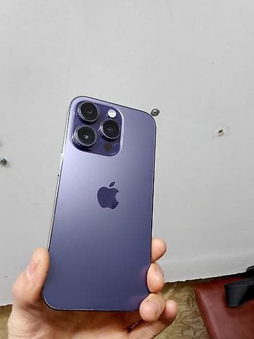 айфон xr цена бишкек: IPhone 14 Pro, 256 ГБ, Deep Purple, Коргоочу айнек, Каптама, Куту, 74 % — 1
