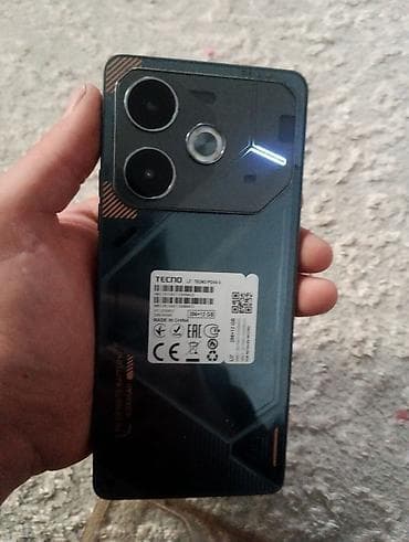 iphone 7 128gb бишкек бу: Tecno Pova 6, Колдонулган, 256 ГБ, түсү - Көк, 2 SIM — 1