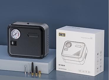 Катализаторлорду сатып алуу: Автомобильный компрессор от прикуривателя 12 В с манометром - — 1