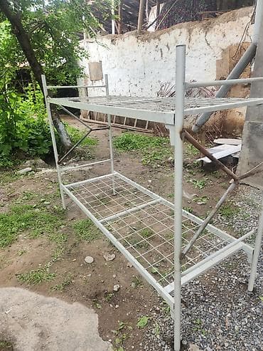 железный сундук: Металлическая двухъярусная кровать - Каркас из стальных труб — 3
