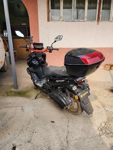 бачок гидроусилителя: Скутер Haige Sport (черный) с доработками для города и легкого — 3