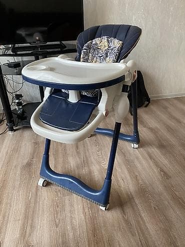 коляска автолюлька: Детский стульчик для кормления с регулируемыми настройками. Б/У в — 1