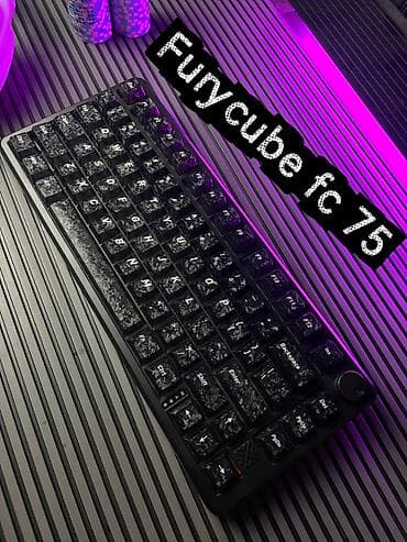 75: Клавиатура, Механическая, Bluetooth, Проводное подключение, Размер: 75% — 1