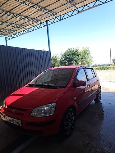 Унаа сатуу: Hyundai Getz: 2002 г., 1.1 л, Кол менен иштөөчү, Бензин, Хетчбек — 2