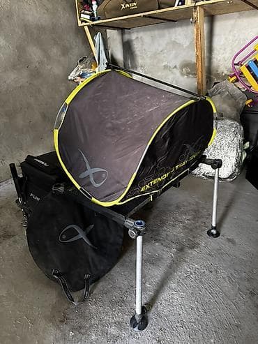 зонты для рыбалки: Платформа Flagman на 36 ноге для фидерной рыбалки с раскладным столом — 2