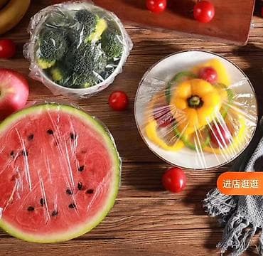 300шт за 350с Шапки-пленки для накрытия еды. Сохраняет еды от