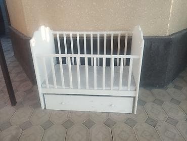 Детская кроватка
- Цвет: белый
- Материал: дерево/МДФ at lalafo.kg Детская кроватка
- Цвет: белый
- Материал: дерево/МДФ