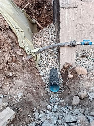 Сантехниктер: Монтаж наружной канализации и дренажа под ключ - Устройство траншей с — 8