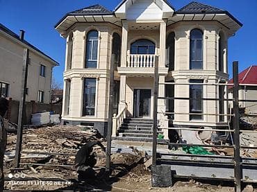 красивый и недорогой фасад дома: Фасадный декор | Моноблоки, Рамки, Молдинг | Керамогранит, Сары-Таш, Гранит 3-5 лет опыта — 8