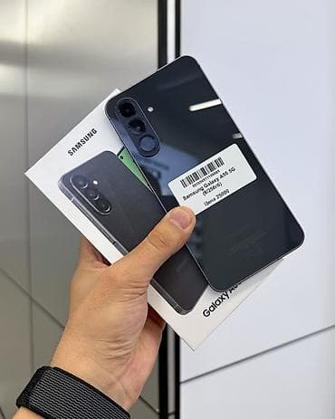 Samsung Galaxy A56 5G, Б/у, 256 ГБ, цвет - Черный, В рассрочку, 2 SIM