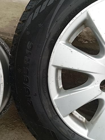 бир: Дөңгөлөктөр монтажда 215 / 65 / R 16, Кыш, Комплект, Жеңил унаалар, Куйма, тешиктери - 5 — 1