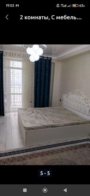 кушетка на аренду: 2 комнаты, С мебелью полностью — 2