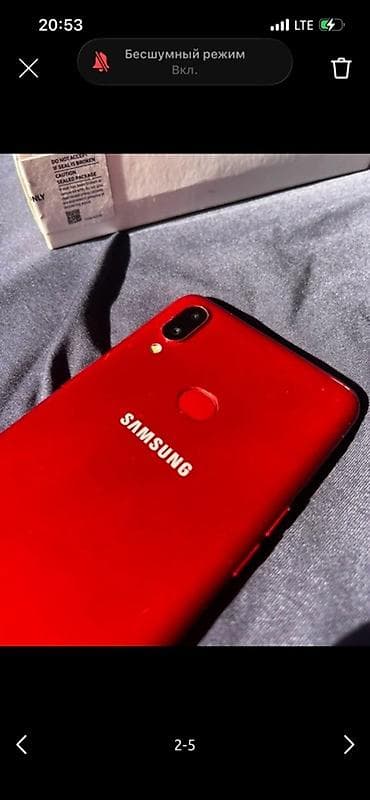 продаю редми 9 а: Samsung Galaxy A10s, Б/у, 32 ГБ, цвет - Красный, 2 SIM — 2