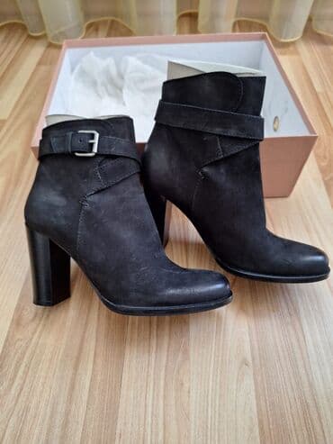 сапоги зимние женские натуральная кожа натуральный мех распродажа: Продаю ботильоны бренда Nursace, нубук, размер 37, только на узкую — 3