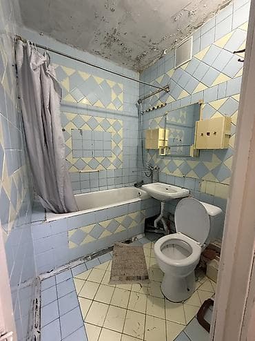 цены в бишкеке: 1 комната, 34 м², 106 серия, 4 этаж, Старый ремонт — 6