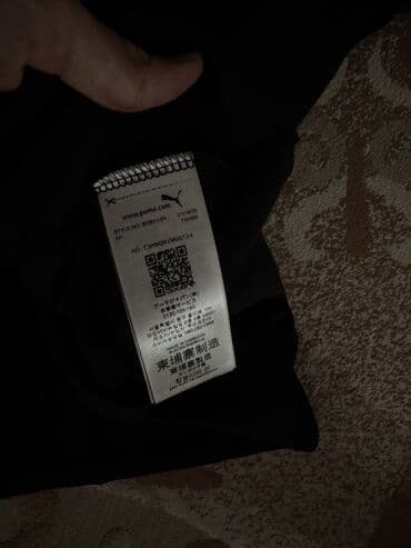 спортмастер мужская одежда: Мужская футболка, M (EU 38), Puma, Новый, цвет - Черный, Самовывоз — 4