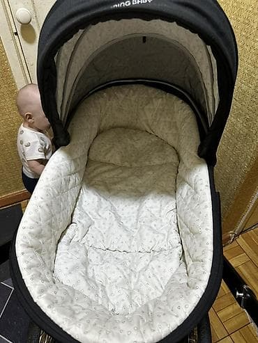 куплю коляску бу: Коляска, Другой бренд, цвет - Черный, Б/у, Самовывоз — 7