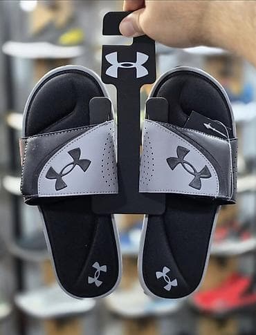 Босоножки, сандалии, шлепанцы: Мужские сандалии, 41, Under Armour, Новый, цвет - Серый, Платная доставка, Самовывоз — 1