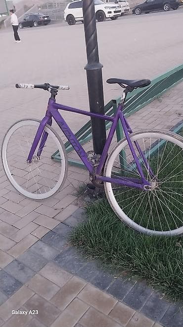 фикс aventon: Фикс-байк Aventon, фиолетовый - Рама: алюминиевая, геометрия — 2