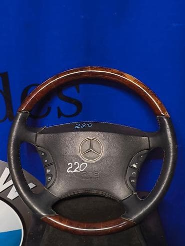 дерево w220: Руль Mercedes-Benz 2003 г., Б/у, Оригинал, Япония — 1
