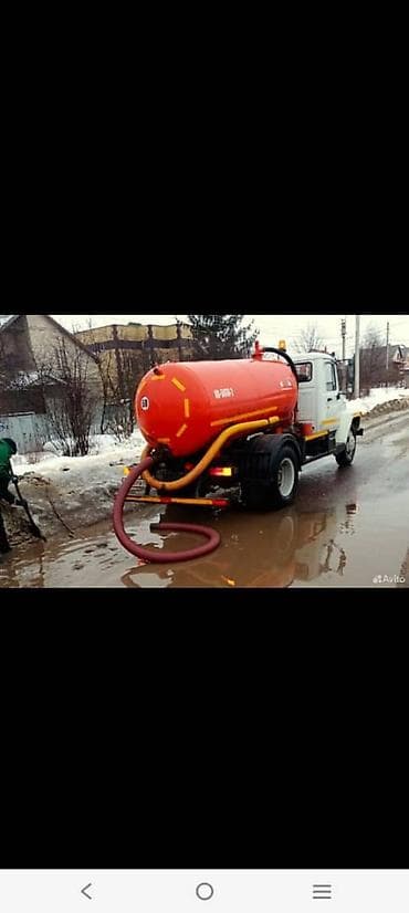 Ассенизатор кызматтары: 24/7 Откачка туалет септик откачка канализации продувка центрального — 1