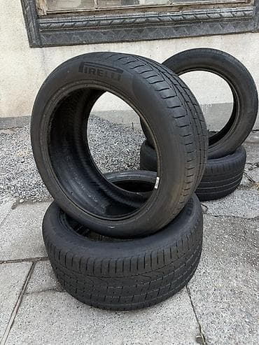 275 50 19: Продаю резину перед зад разноширокая Летние шины Pirelli, 2 колеса — 5