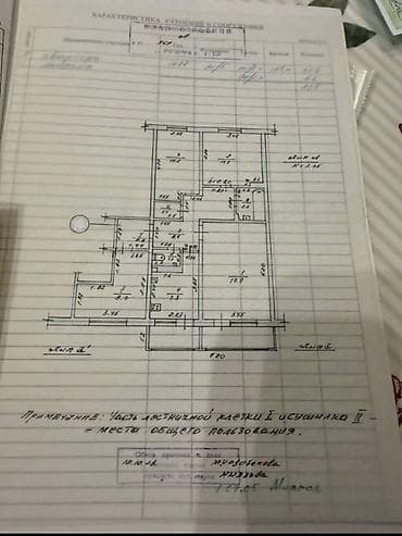 flat osh: 3 комнаты, 62 м², 105 серия, 5 этаж, Косметический ремонт — 9