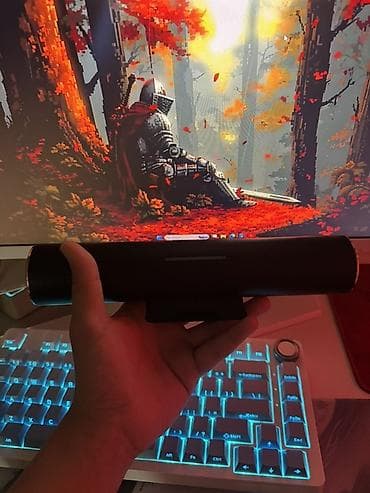 калонка с микрофоном: Компактная саундбар-колонка для монитора/ПК
Прикрепляется на монитор — 1