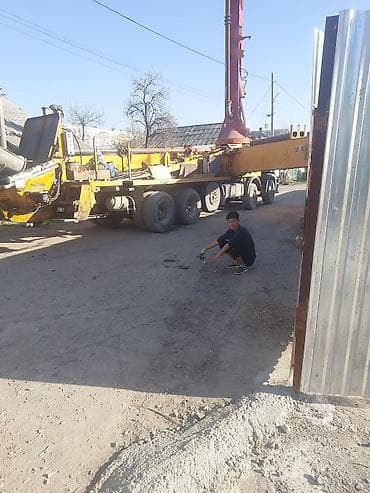 бетононас: Автобетононасос на шасси Scania — услуги подачи бетона помпа 48м 52м — 2