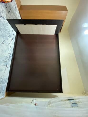 купить двуспальную кровать бу: Эки кишилик керебет, Колдонулган, Without a mattress, узуну - 250 см — 1