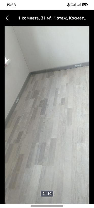 квартира 10мкр: 1 комната, 36 м², 104 серия, 1 этаж, Косметический ремонт — 2