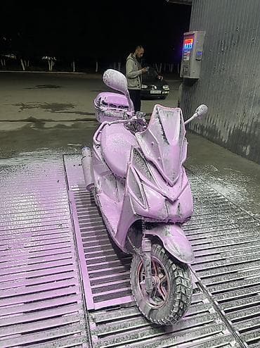 кабина мото: Тип скутера Yamaha, 150 куб. см, Бензин, Б/у — 7