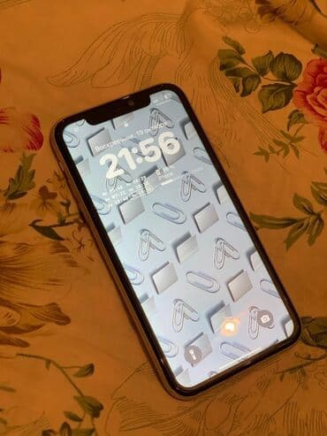 iphone11 телефон: IPhone 11, 64 ГБ, Белый, Защитное стекло, Зарядное устройство, Чехол, 96 % — 6