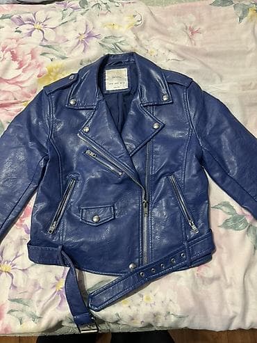 кожзам: Кожаная куртка, Косуха, Кожзам, Укороченная модель, M — 1