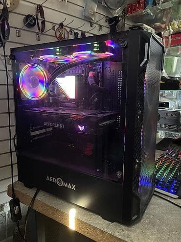 монитор для компа: Компьютер, ядер - 14, ОЗУ 32 ГБ, Игровой, Б/у, Intel Core i5, NVIDIA GeForce RTX 3080, NVMe — 1