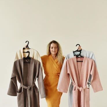 домашние халаты больших размеров: Халат, Вафельное полотно, С перьями, XS, 2XL, S — 3