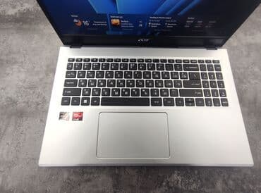 нетбук бу: Ноутбук, Acer, 16 ГБ ОЗУ, AMD Ryzen 5, 15.6 ", Б/у, Для работы, учебы, память NVMe SSD — 3