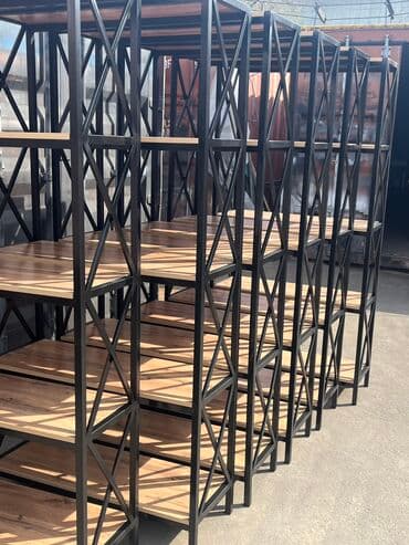 продаю полки для магазина: Стеллаж. Стеллаж любой размер и фасон на заказ изготовим быстро — 5