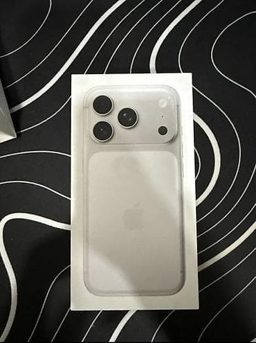 IPhone 17 Pro Max, Новый, 512 ГБ, Серебристый, Коробка