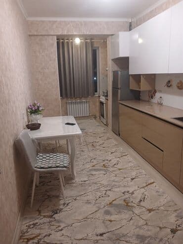 двухкомнатные квартиры в бишкеке: 1 комната, Постельное белье, Кондиционер, Бытовая техника — 3