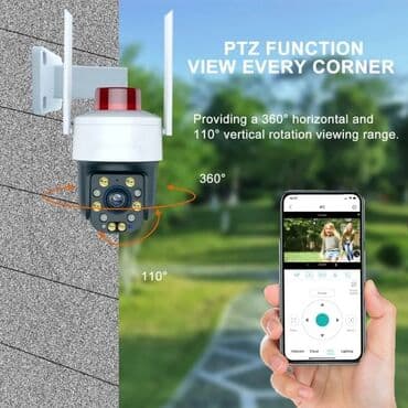 скрытая видео камера: Камера 4G Tuya Smart 5MP 30X c оптическим зумом Домашняя — 6