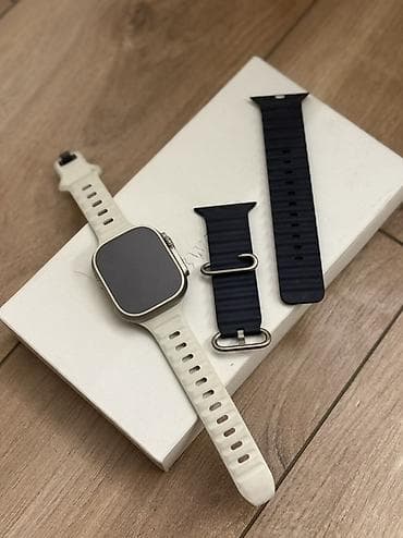 продаю титан: Apple Watch Ultra (49 мм) + дополнительный ремешок Ocean Band — 1