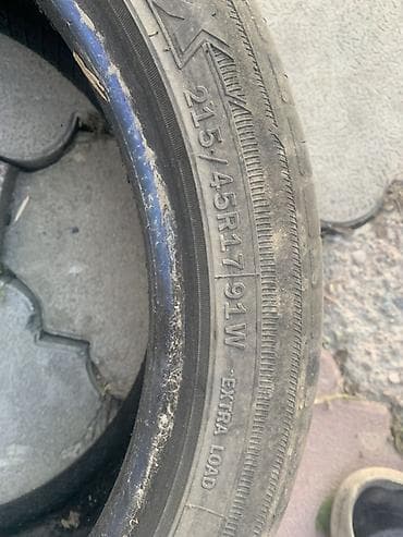 lx 470 2007: Летняя шина 215/45 R17 91W, Extra Load. - Размер: 215/45 R17 - Индекс — 1