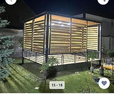 выбор: Садовые качели Металл, Со спинкой, С крышей — 6