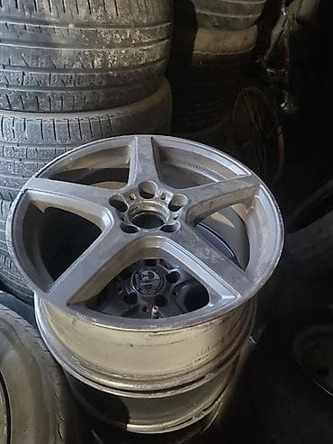 другая мото: Литые Диски R 17 AMG, Комплект, отверстий - 4, Б/у — 1