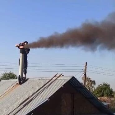 мастер по чистке стиральных машин: Чистка дымохода — 4