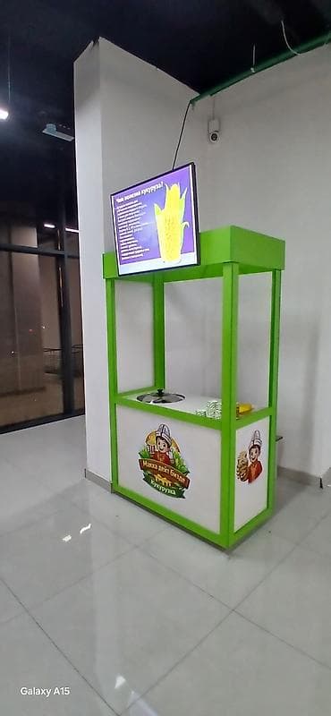 Соода жабдуулары: Торговая стойка/островок для продажи варёной кукурузы «Макка дает — 2