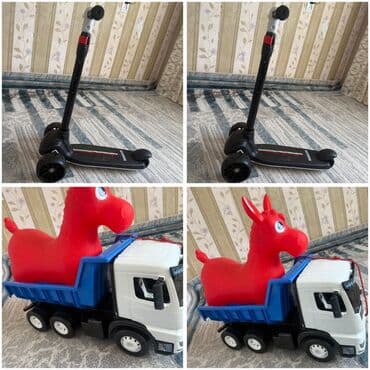 Набор детских товаров: 1) Трёхколёсный самокат: - Платформа с