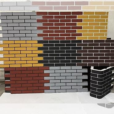 пластиковые зеркала: Фасадные термопанели с облицовкой «под кирпич» - Материал основы — 3